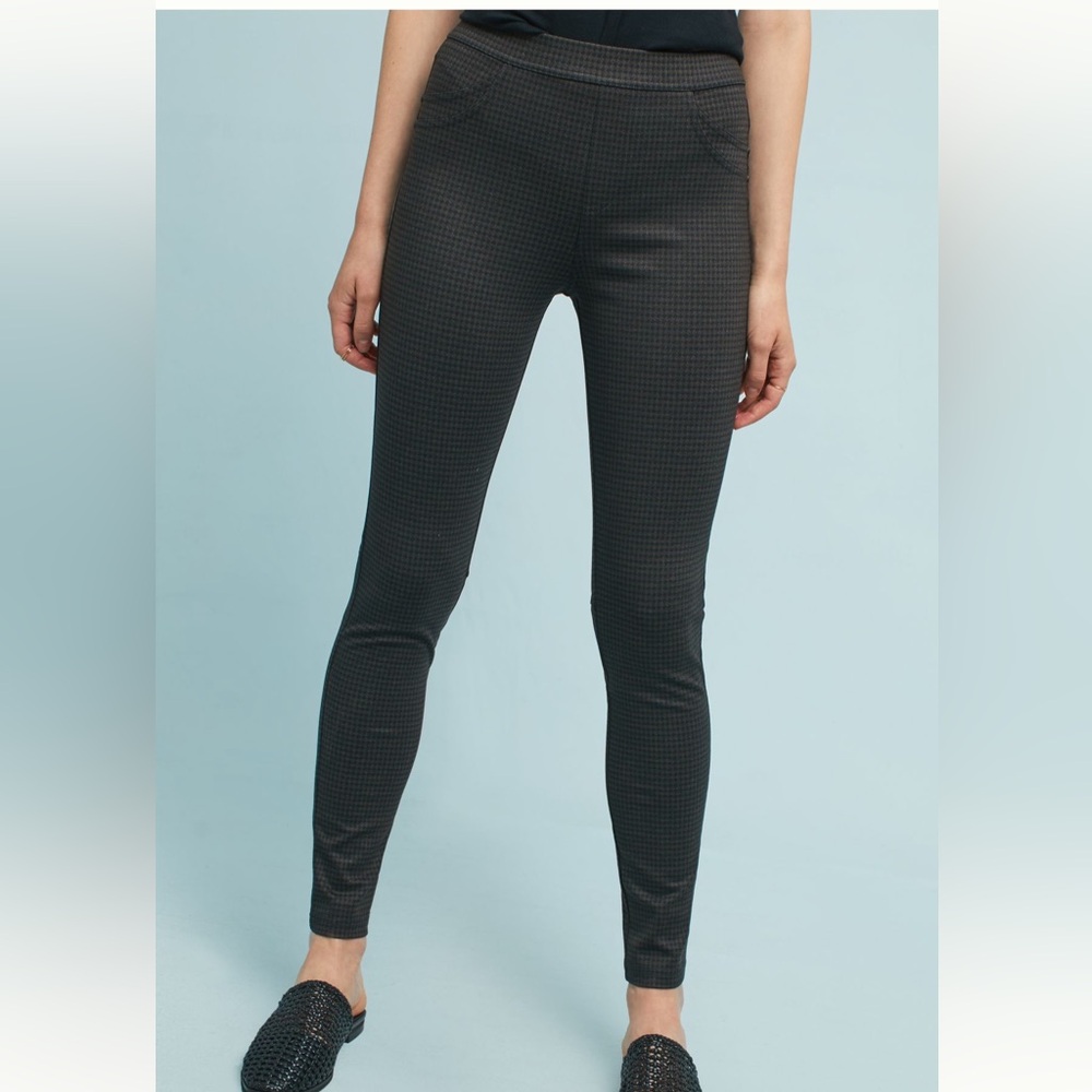 SANCTUARY Karter Leggings - Brown Houndstooth - Sz CS